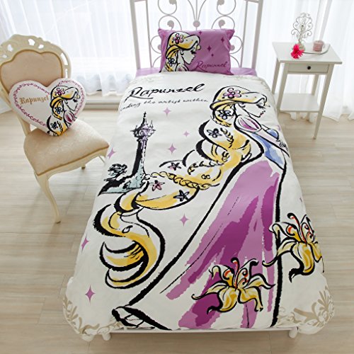 Disney Tangled Rapunzel Princess Bed Pillow Case Duvet Cover Sheet